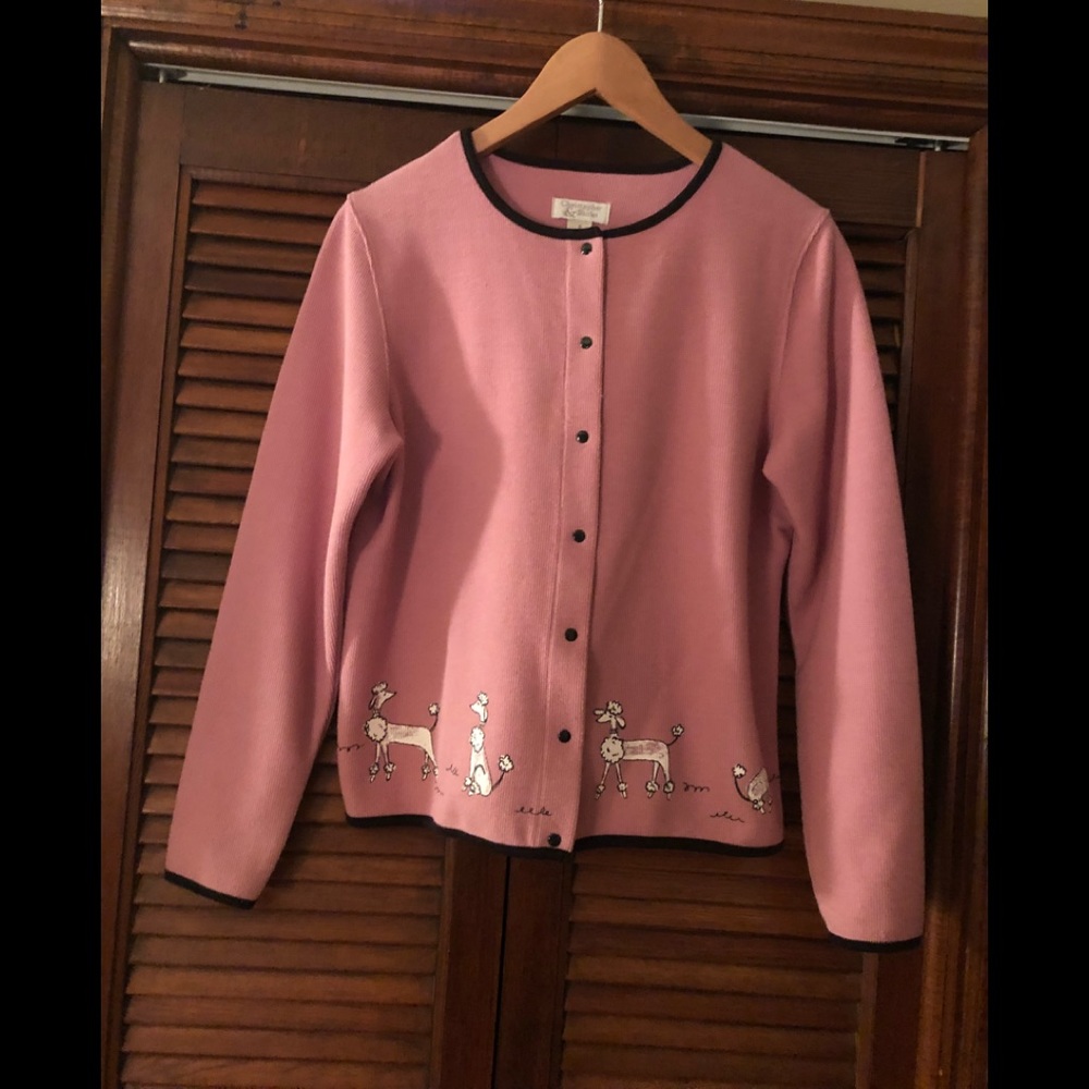 Unique Poodle Cardigan /Jacket